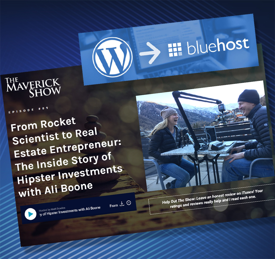 podcast BTS bluehost