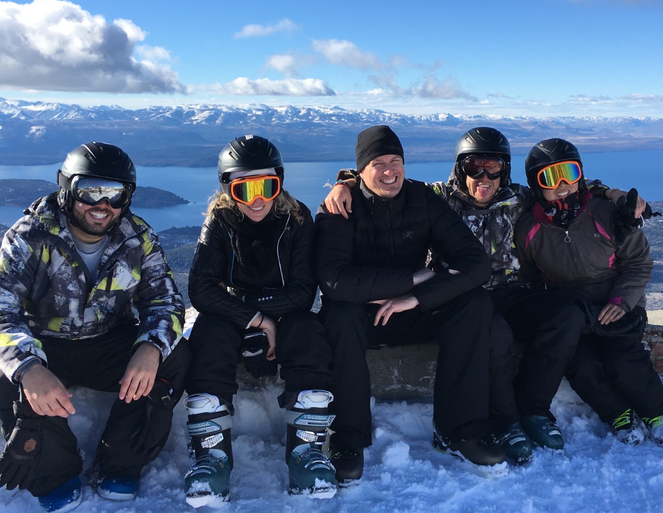 Matt Bowles Skiing the Andes in Bariloche, Argentina During Remote Year