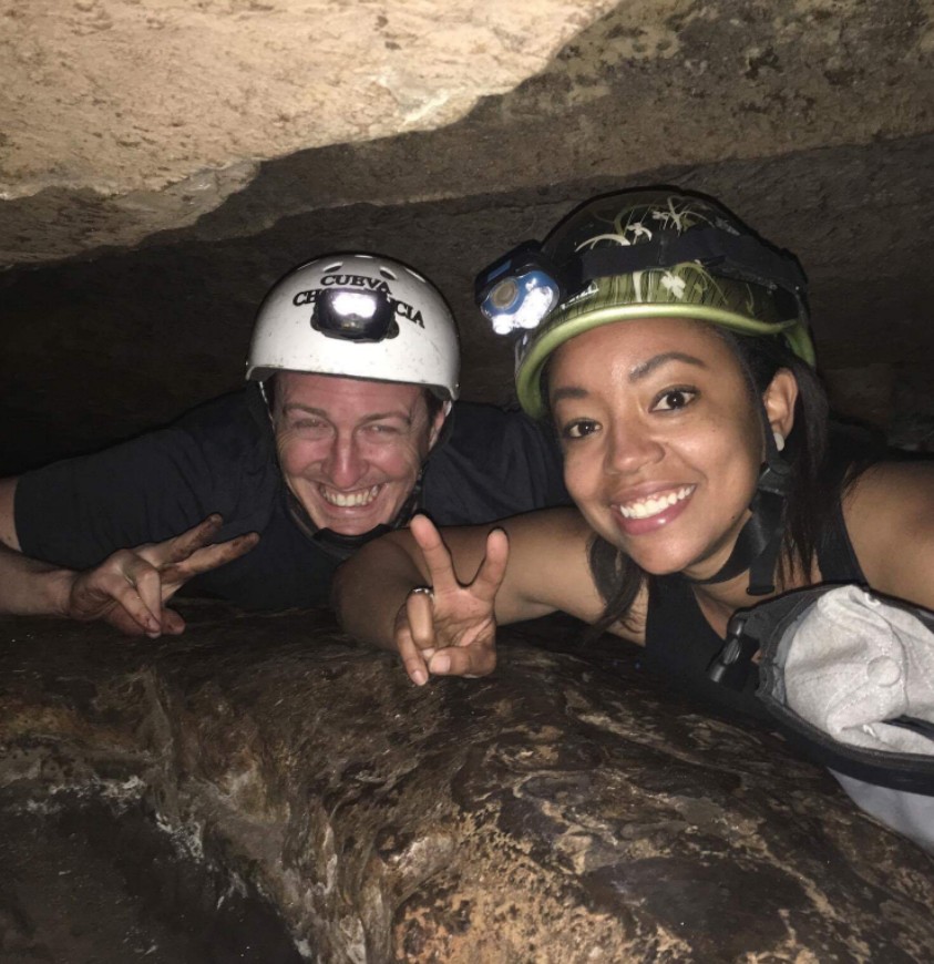 Matt Bowles Spelunking in Colombia During Remote Year