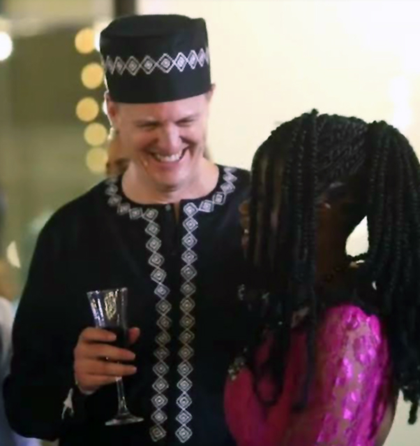 Matt Bowles meets amazing people at a gala in Ghana